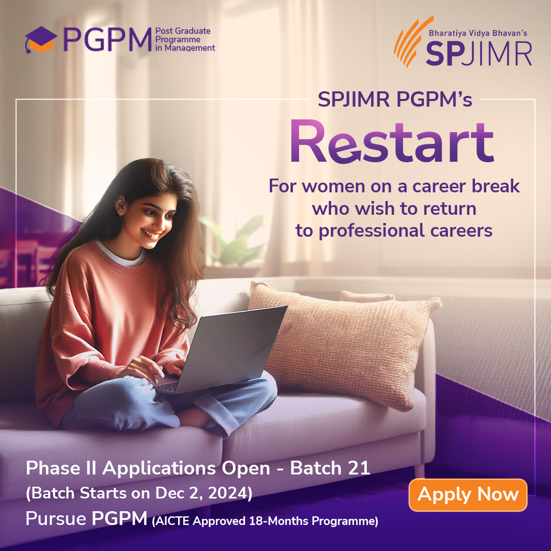 PGPM Restart admissions open