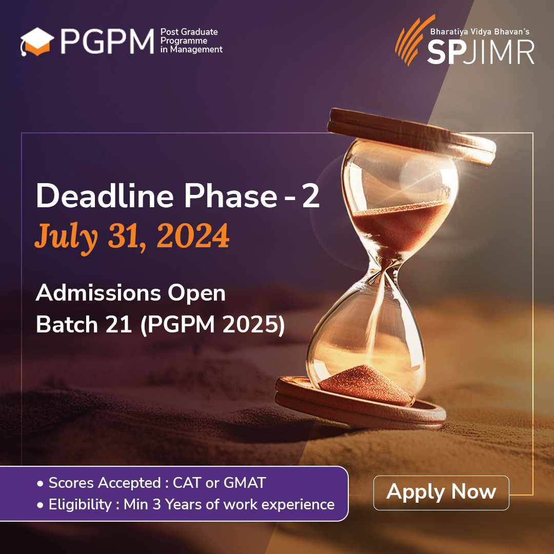 PGPM Admissions Open