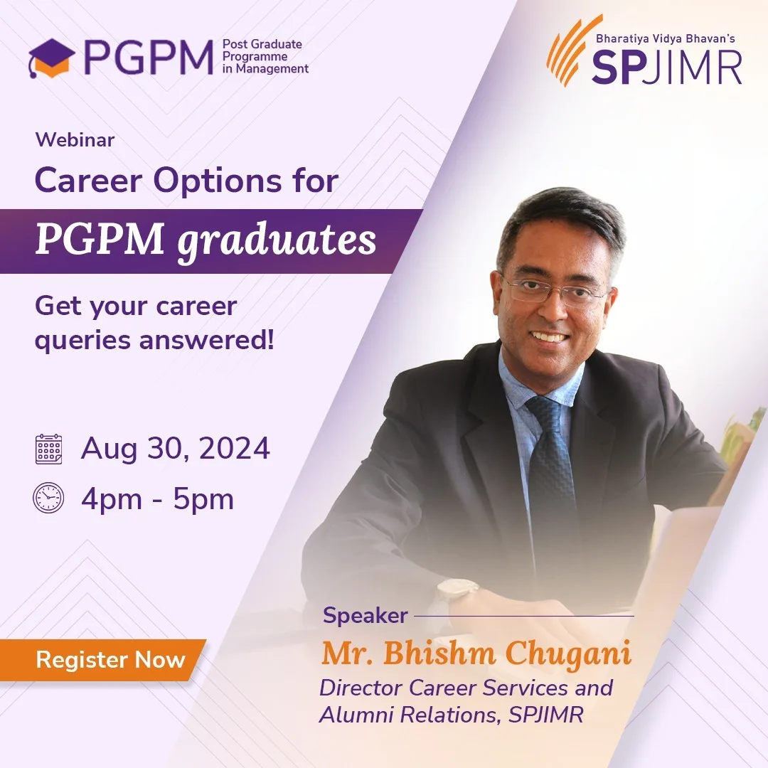 Accelerate your career with PGPM