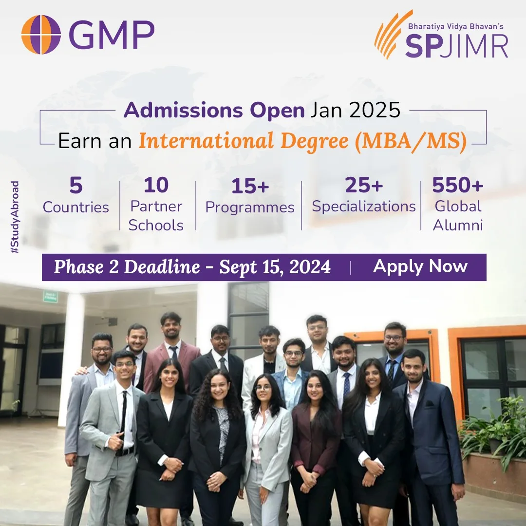 Admissions open for GMP January 2025 Cohort